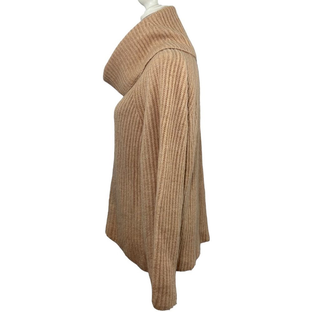 J. Crew Point Sur Light Pink Wool Mohair Blend Oversized Turtleneck Swea… - Picture 2 of 8